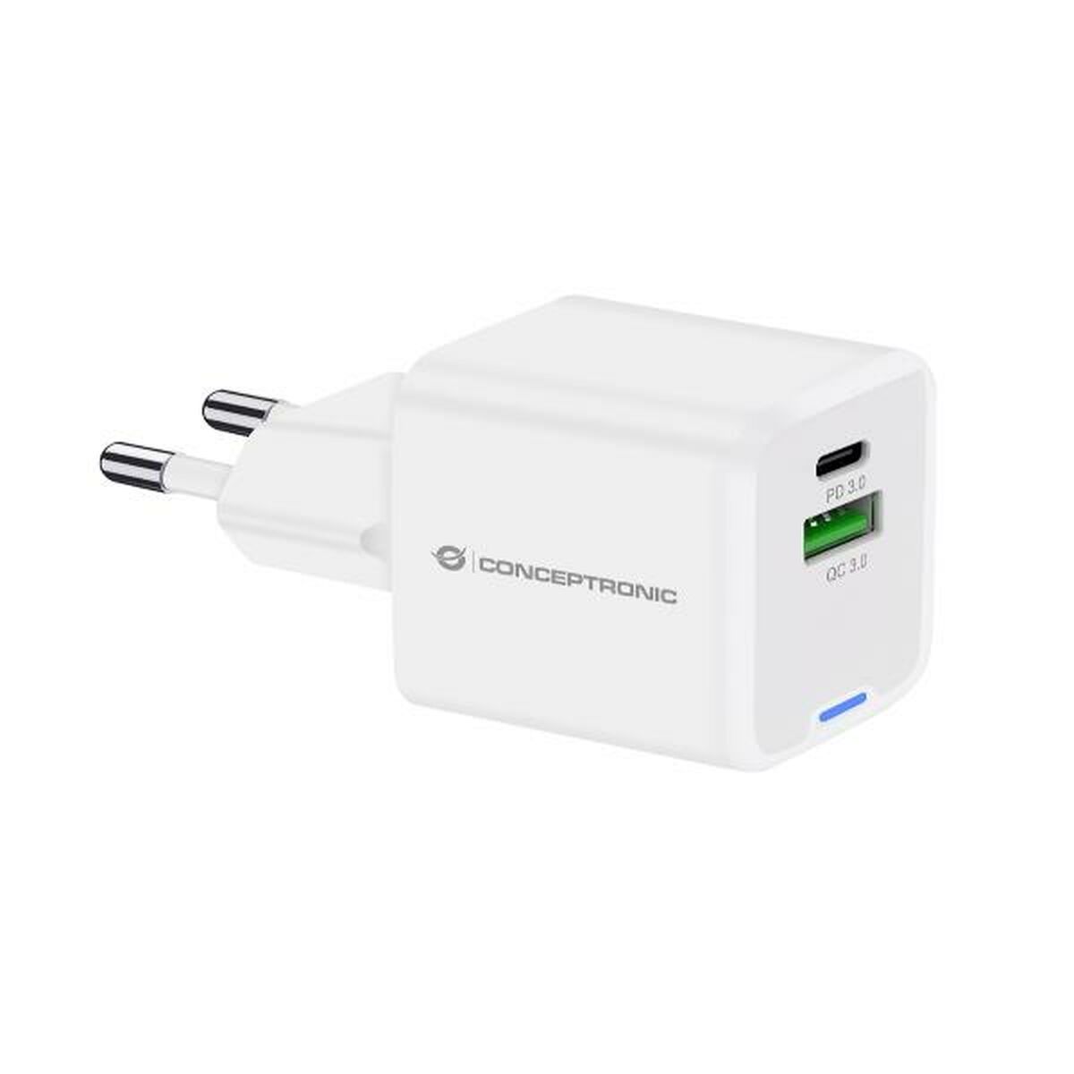 Cargador de Pared Conceptronic 120550203101 Blanco 20 W