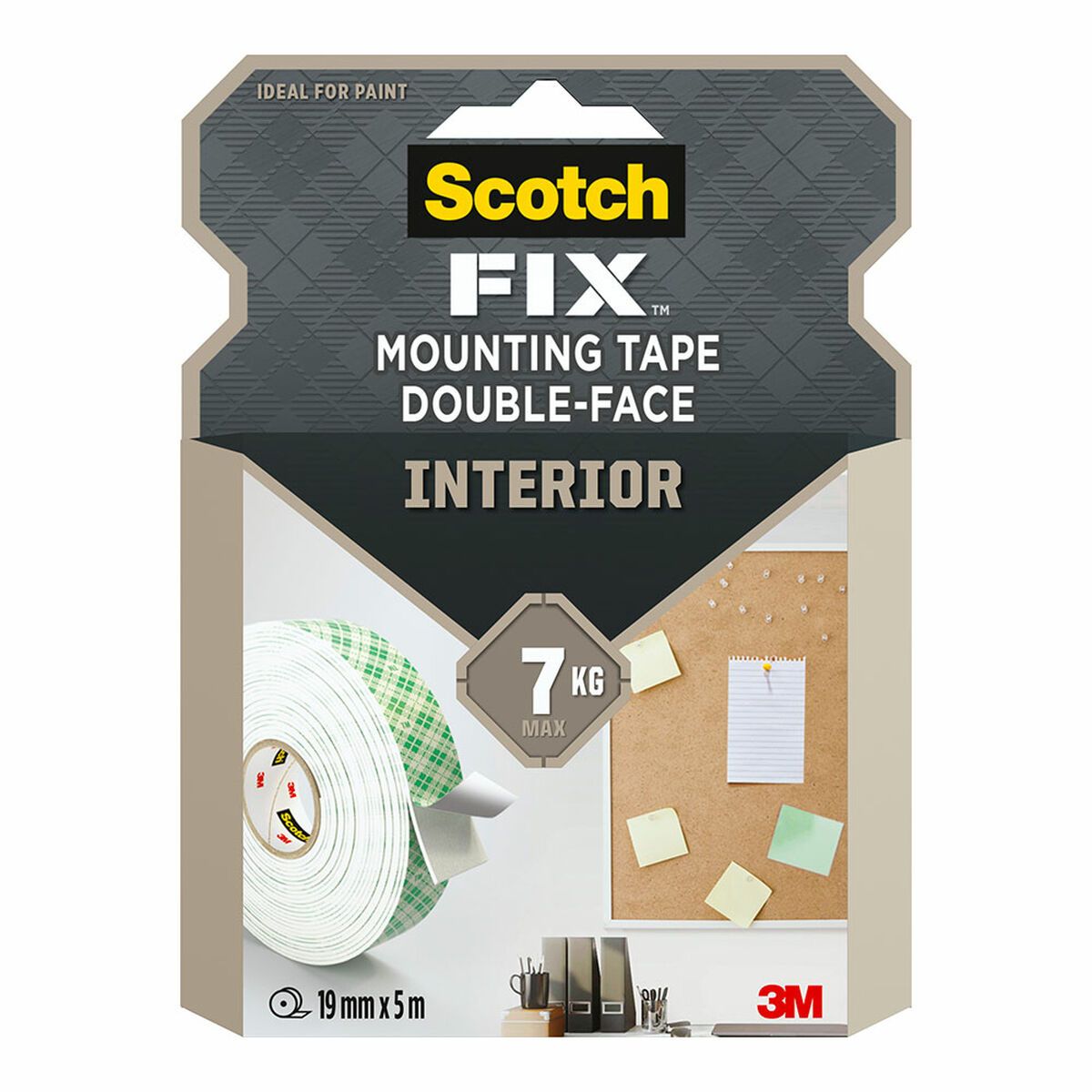 Cinta de Doble Cara Scotch 19 mm x 5 m Blanco