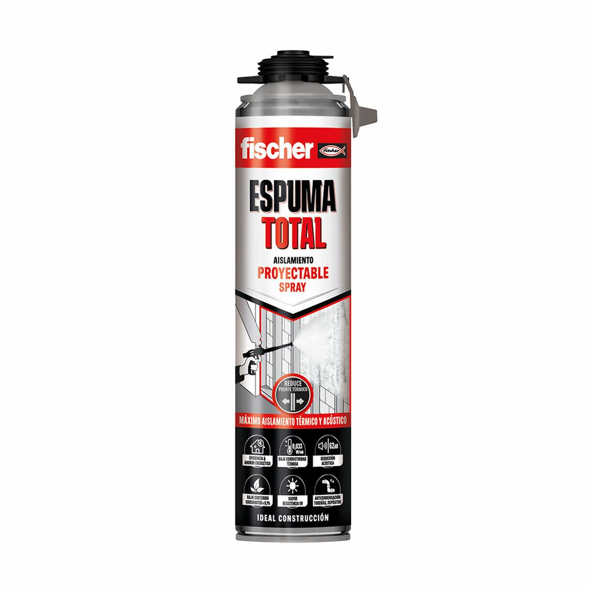 Espuma de Poliuretano Fischer 700 ml