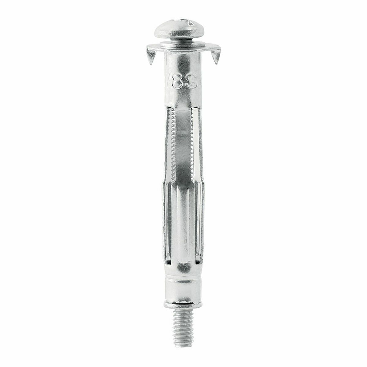 Tacos y tornillos Rapid Ø 8 x 46 mm M4 x 58 mm Metal Expansión 10 Unidades