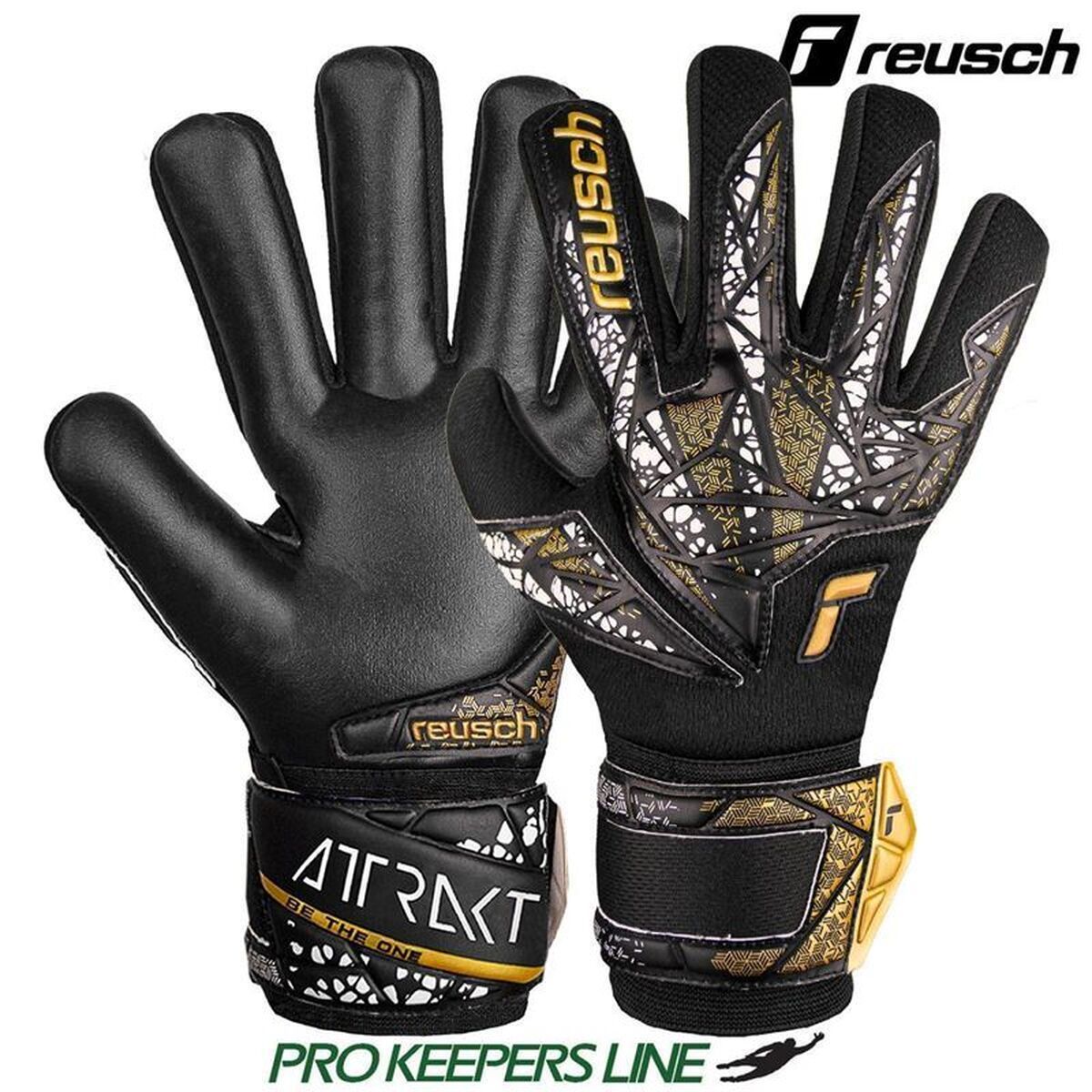 Guantes de Portero Reusch Attrakt Silver Nc Negro