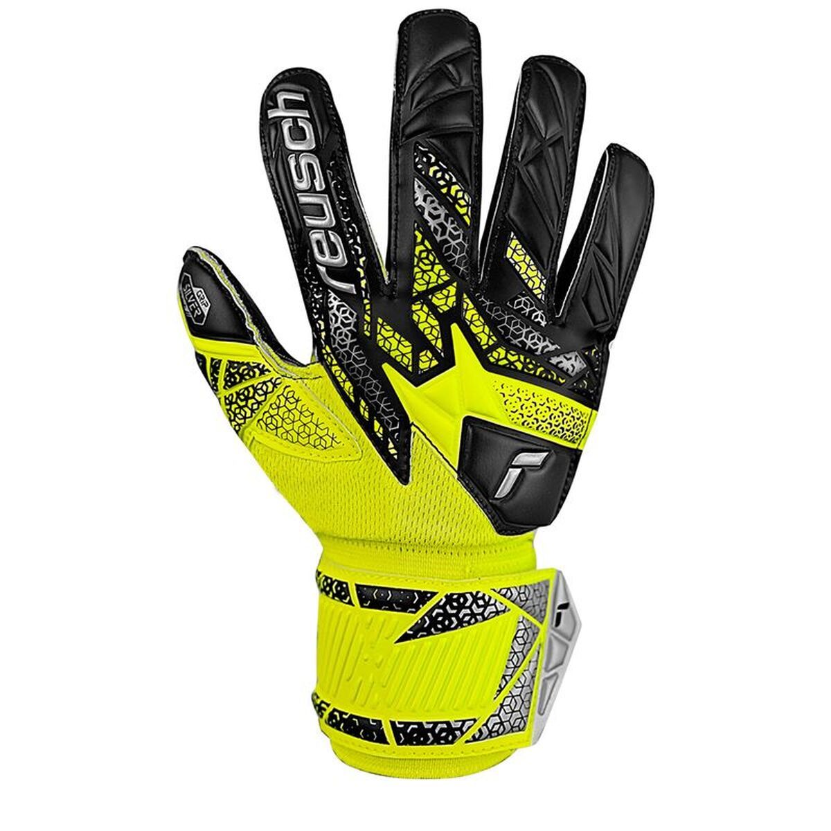 Guantes de Portero Reusch Attrakt Silver Amarillo