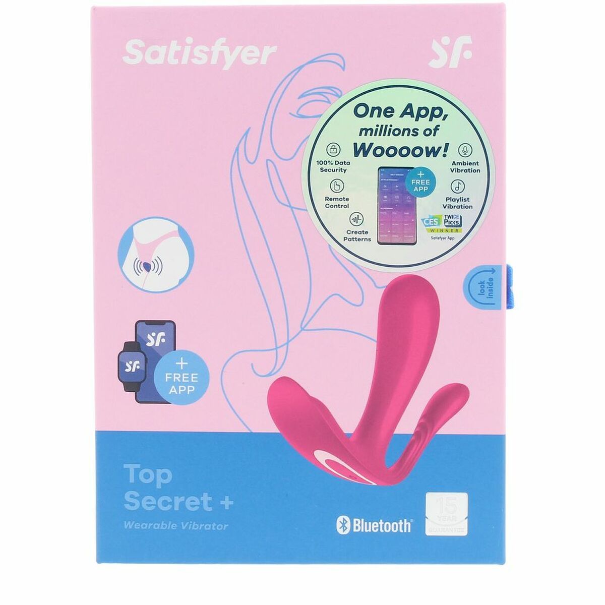 Vibrador Satisfyer SATISFYER TOP SECRET Rosa