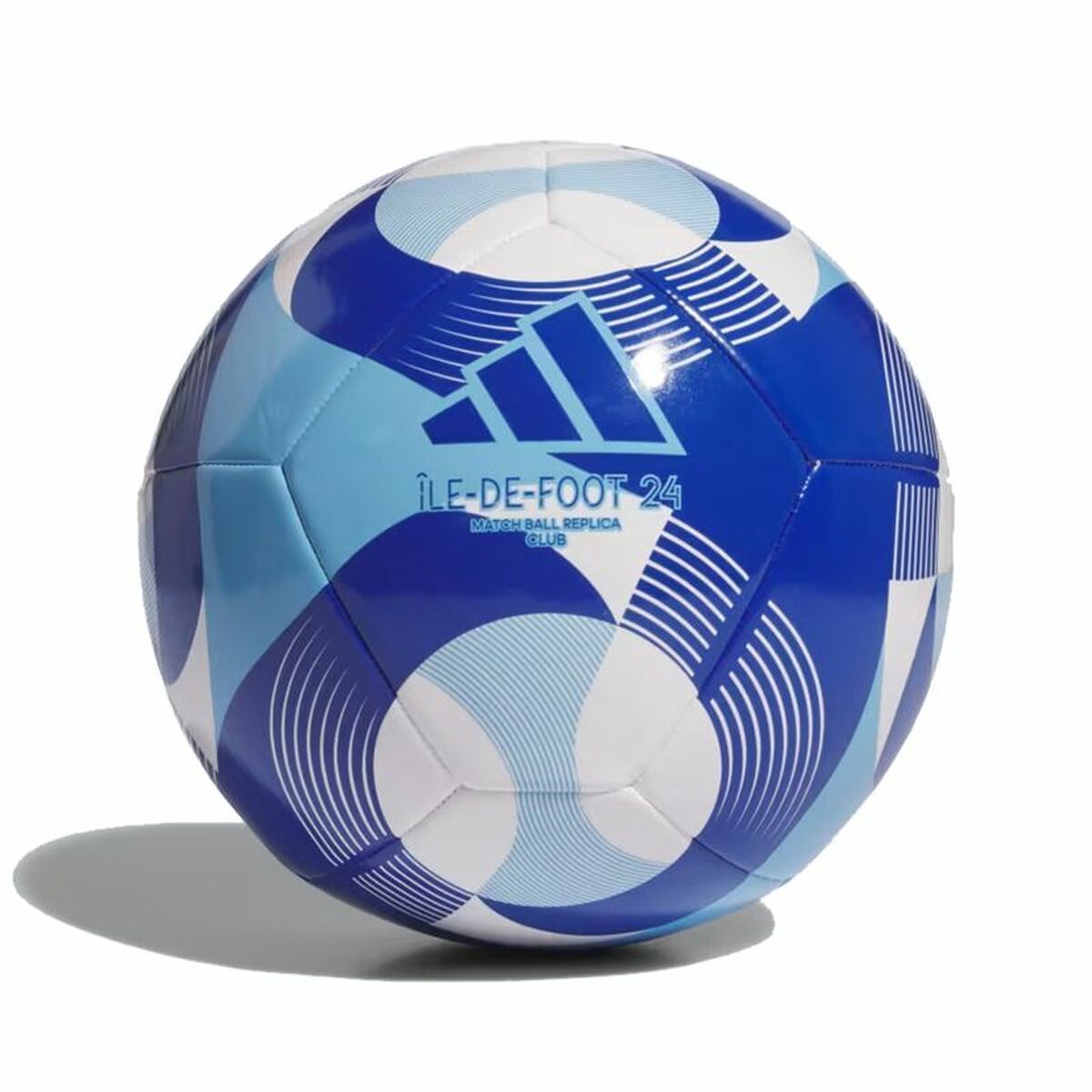 Balón de Fútbol Adidas Ile de Foot 24 Club Azul Talla 5