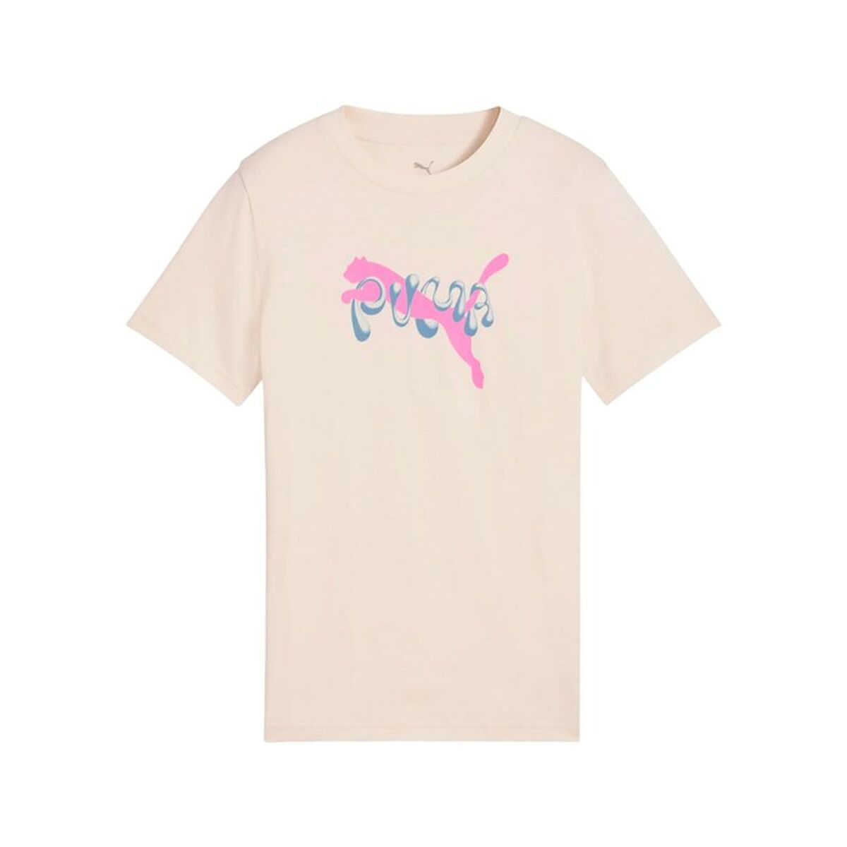 Camiseta de Manga Corta Infantil Puma Tweenerverse Beige