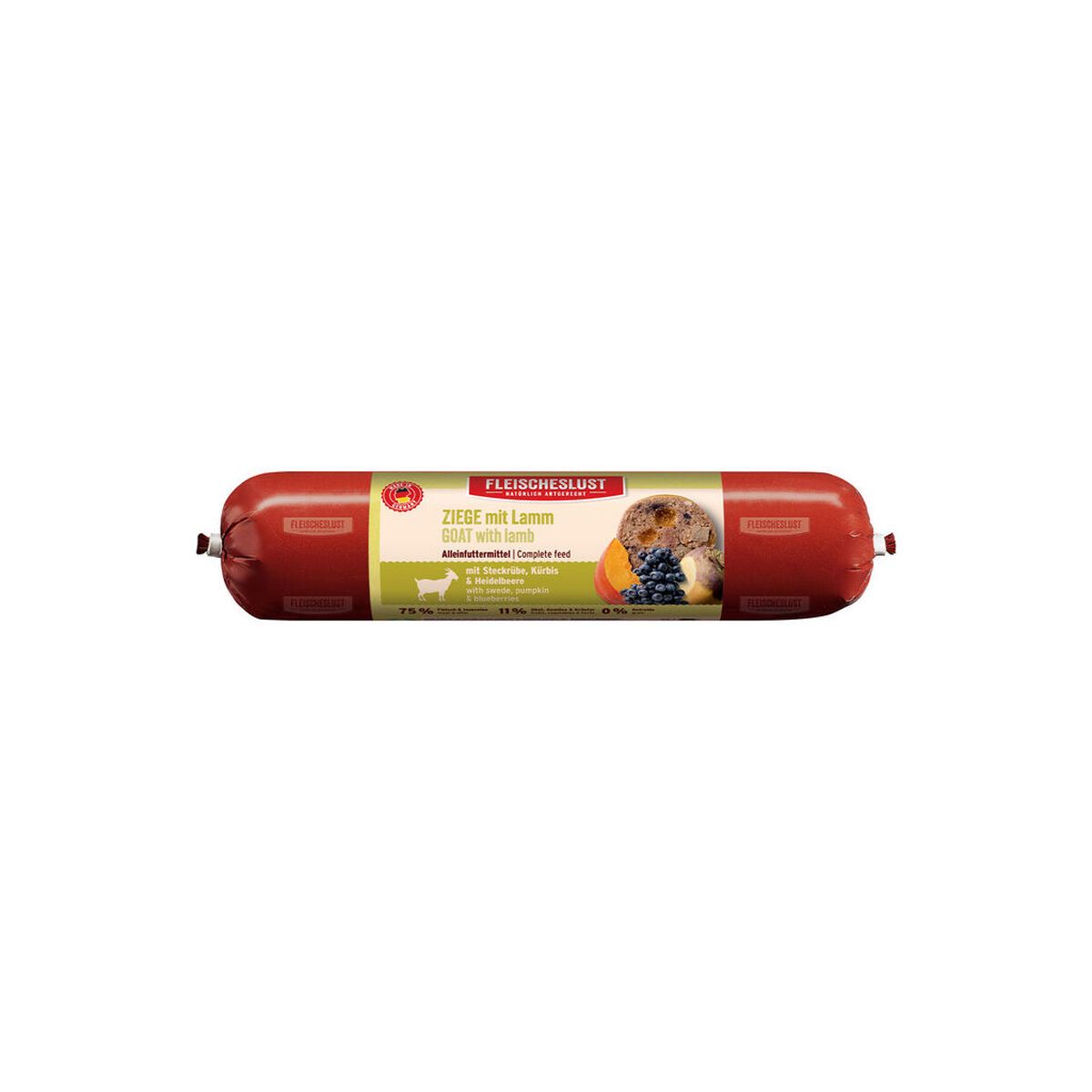 Comida húmeda Fleischeslust 400 gr Cordero Cabra
