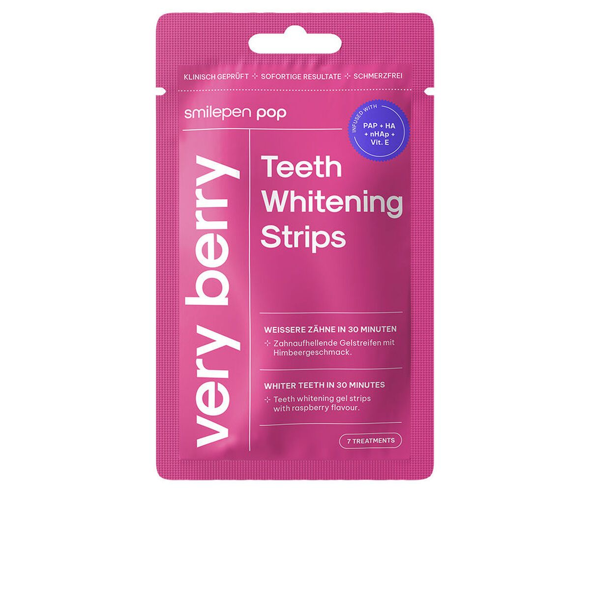 Tiras Blanqueadoras Dentales POP. POP. CUIDADO DENTAL Fresa