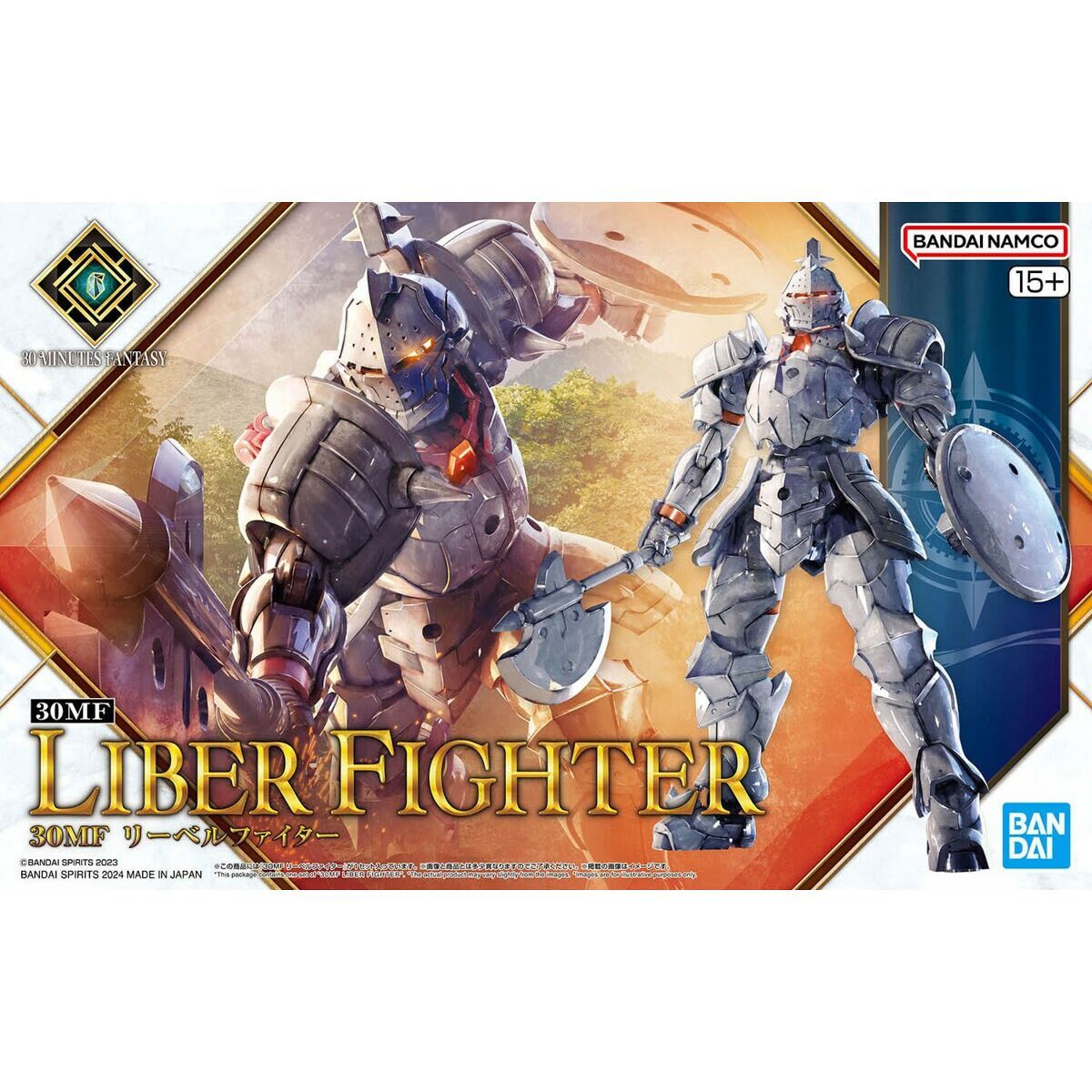 Figura Coleccionable Bandai 30MF LIBER FIGHTER Guerrero