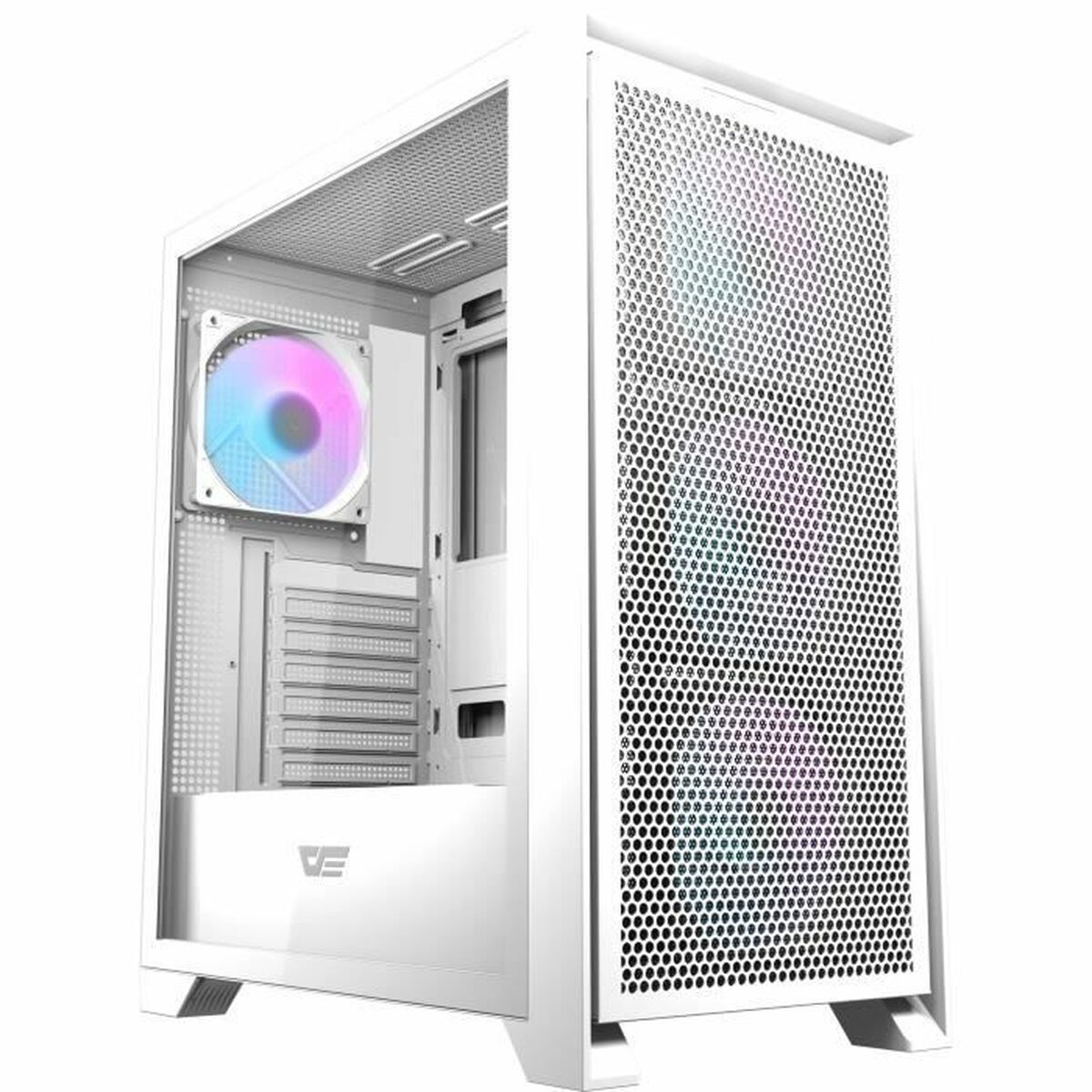 Caja Semitorre ATX DarkFlash DRX70 MESH Blanco
