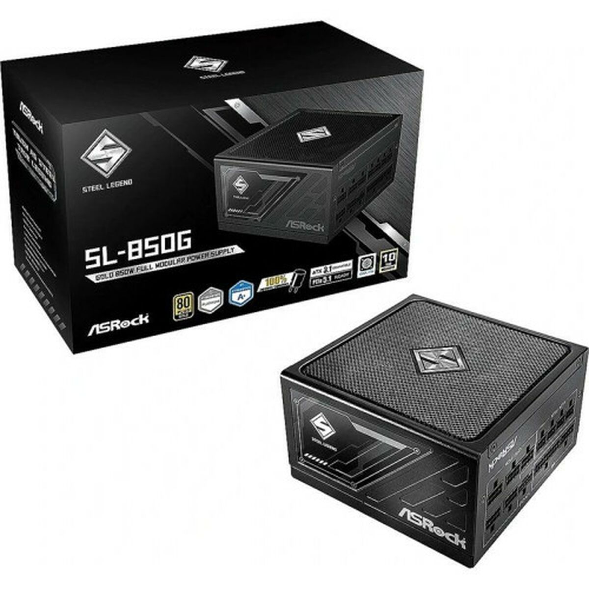 Fuente de Alimentación ASRock 90-UXS085-GFEAAA 850 W 80 Plus Gold