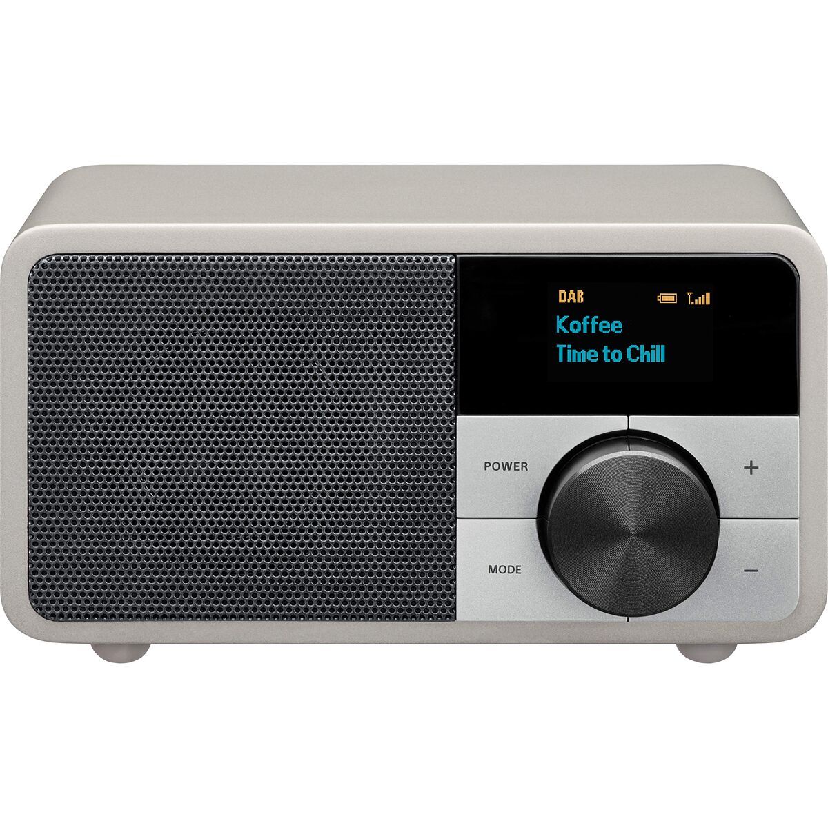 Radio Transistor Sangean DDR7 MINI Plateado FM Retro