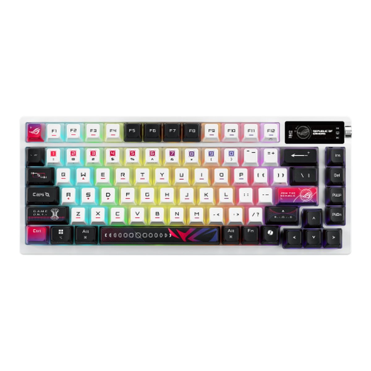 Teclado Asus 90MP044F-BKUA30 Blanco Negro