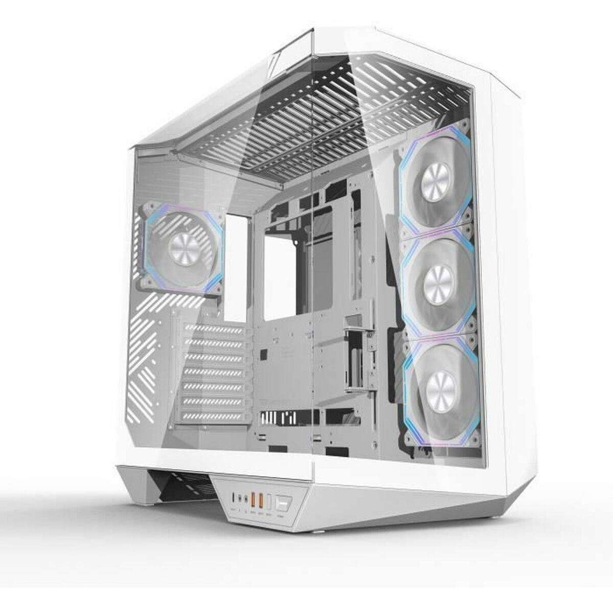 Caja Semitorre ATX DarkFlash DY470 Blanco