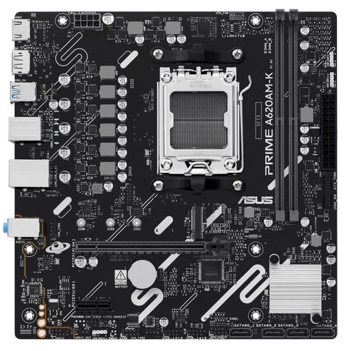 Placa Base Asus 90MB1GX0-M0EAY0 AMD A620 AMD AM5