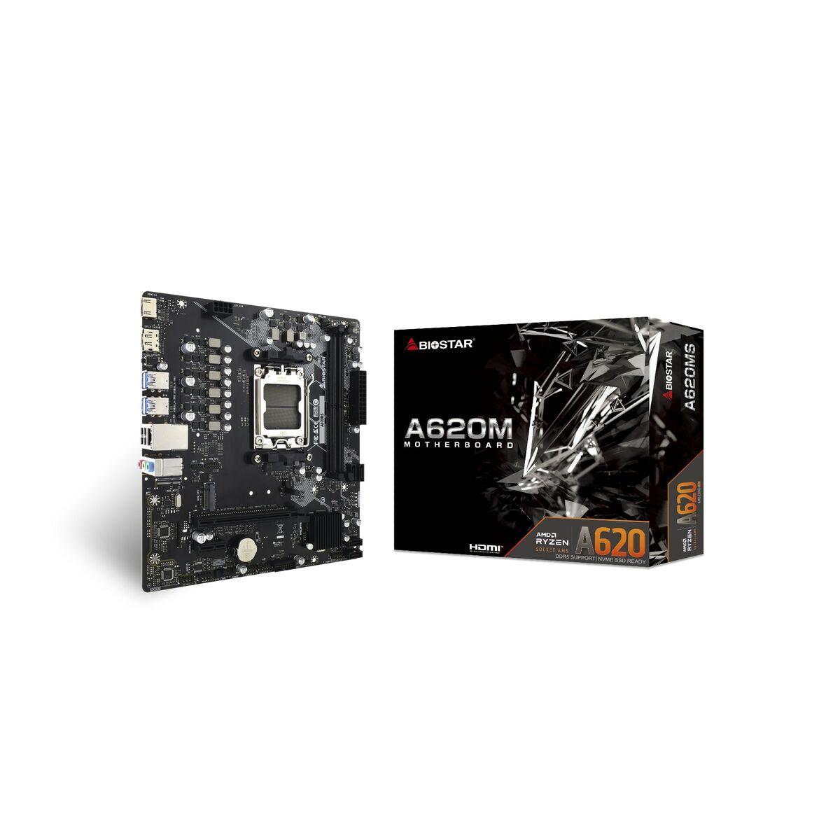 Placa Base Biostar A620MS AMD AM5 AMD A620