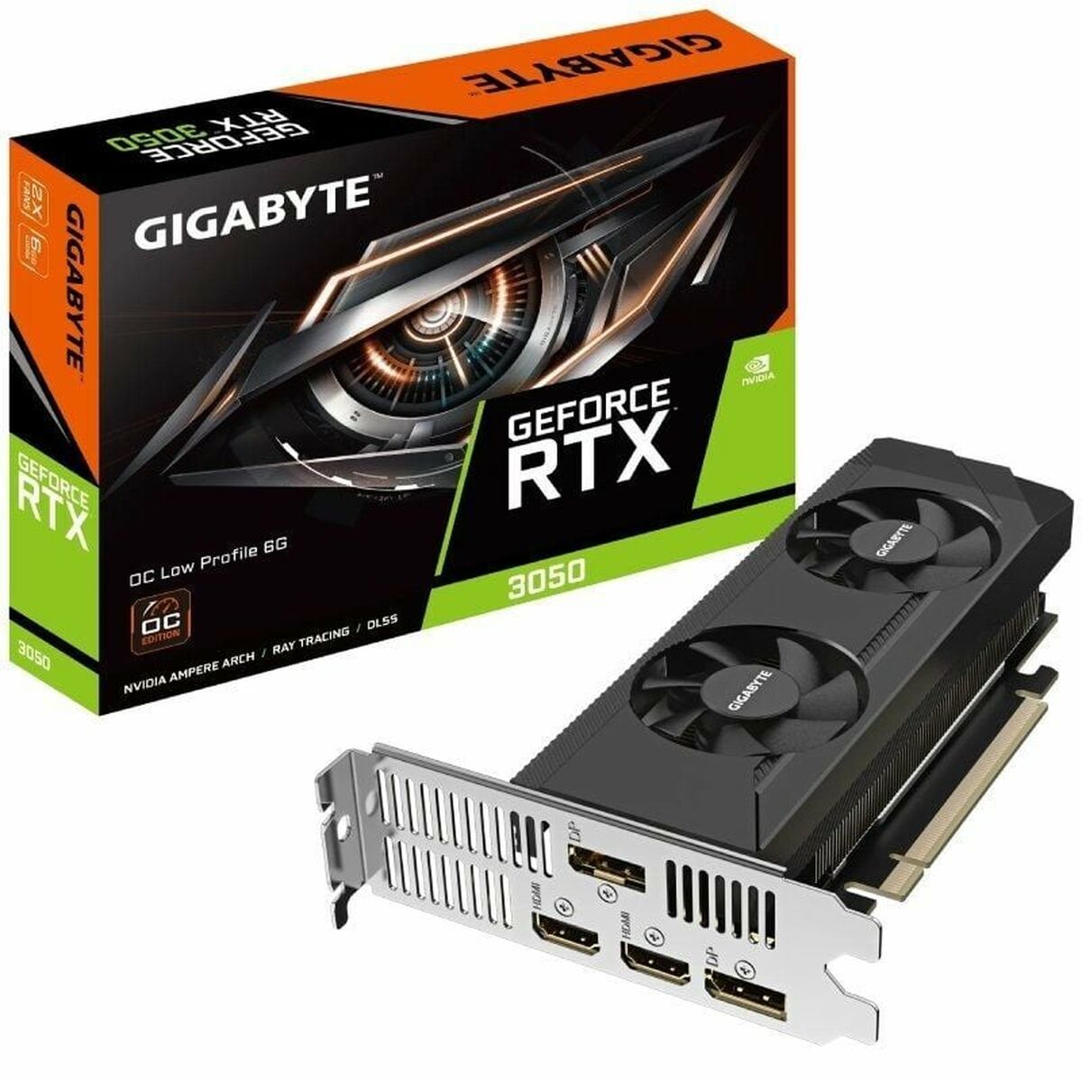 Tarjeta Gráfica Gigabyte 9VN3050O6L-00-10 6 GB Nvidia GeForce RTX 3050 GDDR6