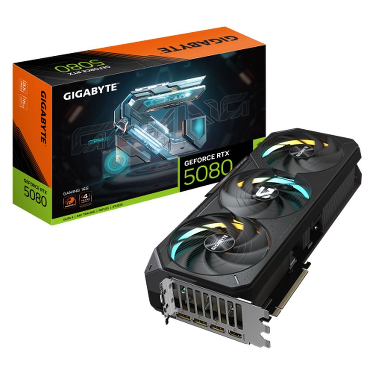 Tarjeta Gráfica Gigabyte GV-N5080GAMING-16GD GEFORCE RTX 5080 16 GB GDDR7