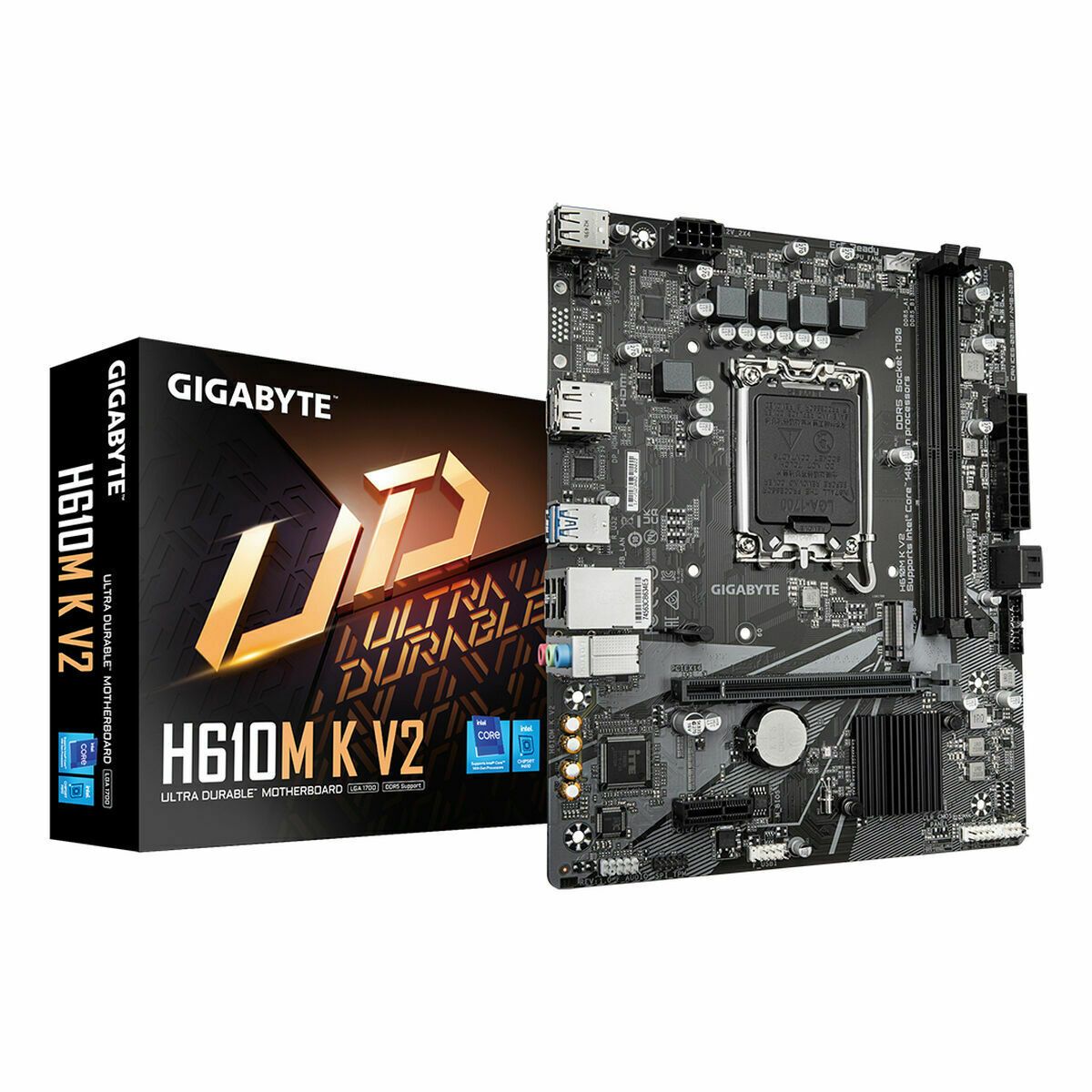 Placa Base Gigabyte H610M K V2 INTEL H610 LGA 1700