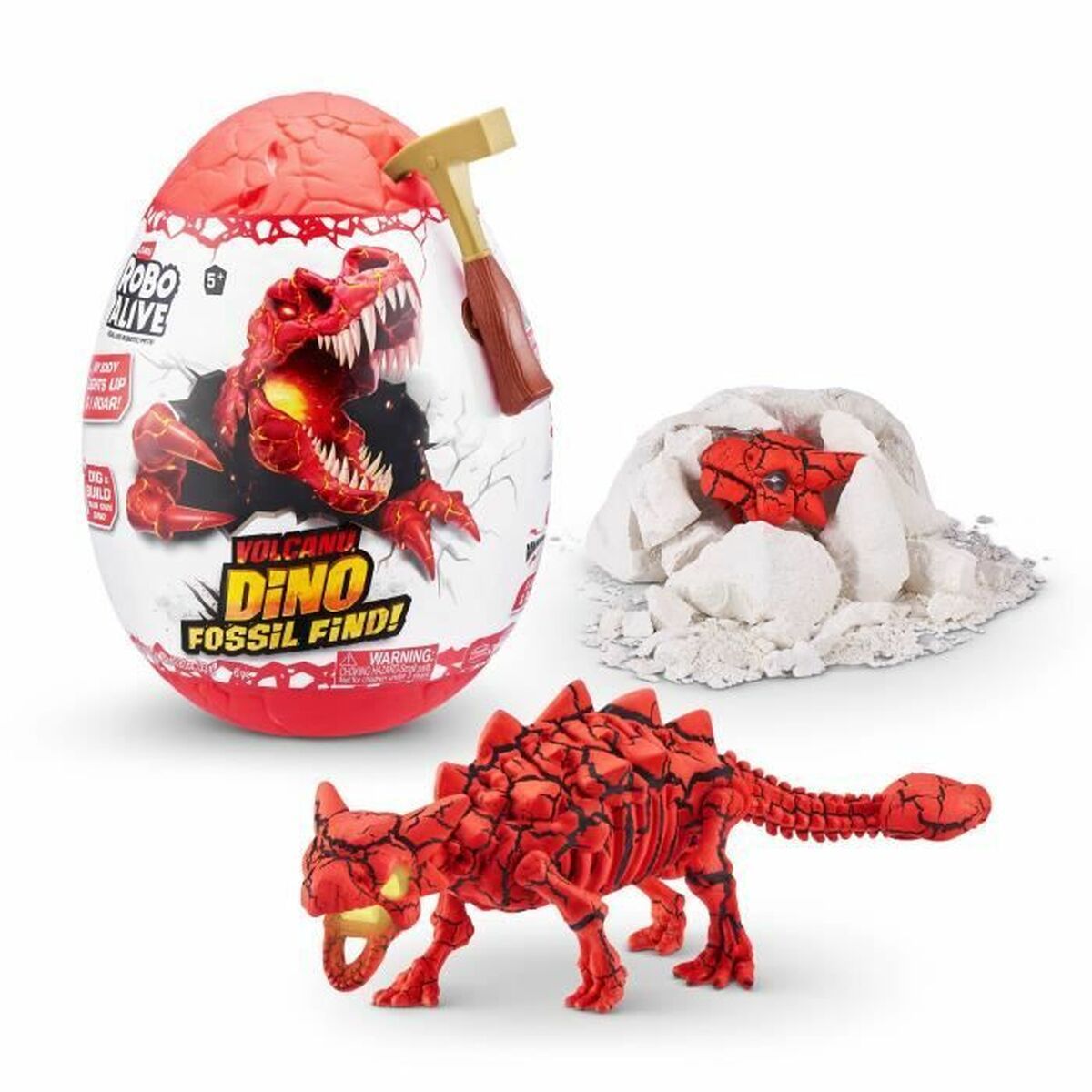 Dinosaurio Zuru ROBO ALIVE Volcano Fossil Find S2