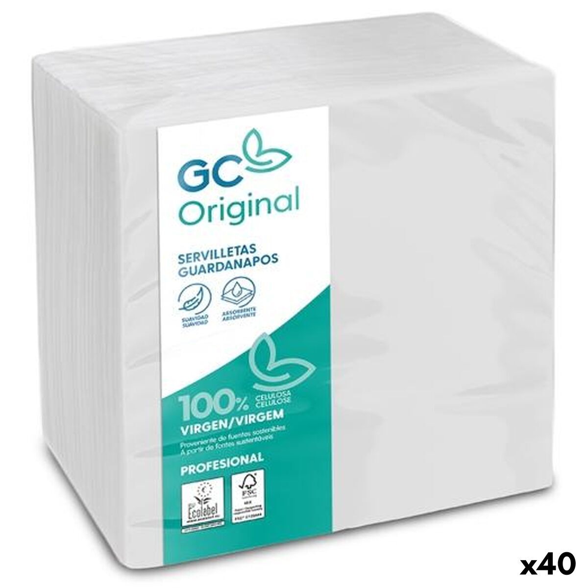 Servilletas GC 30 x 30 cm 40 unidades 100 Piezas
