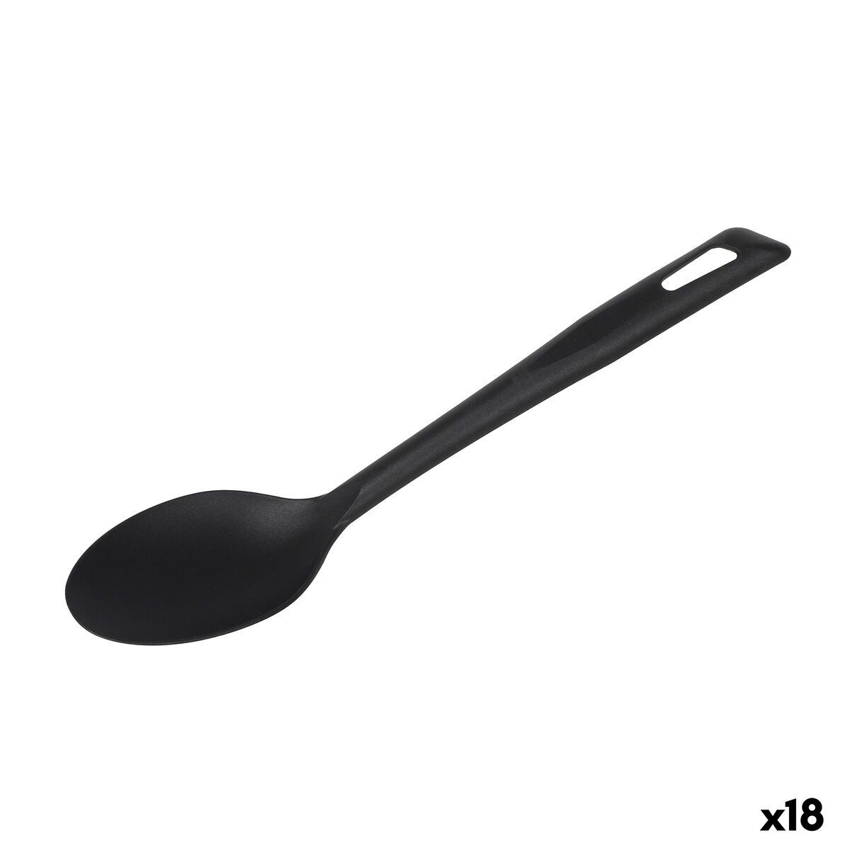 Cuchara Quttin Quttin 33 x 7 x 5 cm Negro (18 Unidades)