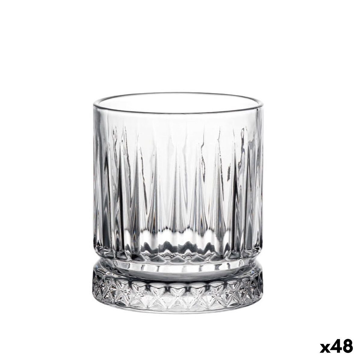 Vaso La Mediterránea Sultan Transparente Vidrio 350 ml (48 Unidades)