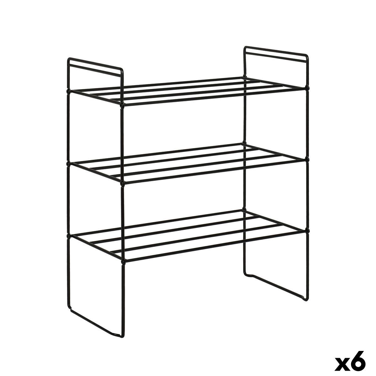 Zapatero MobleKit Metal 49,5 x 25,5 x 59 cm (6 Unidades)