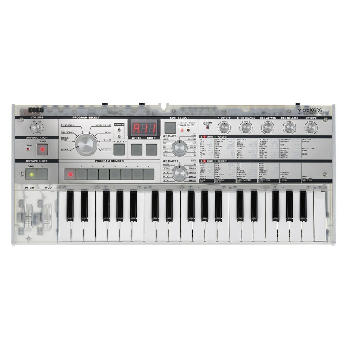 Piano Electrónico KORG MICROKORG CR