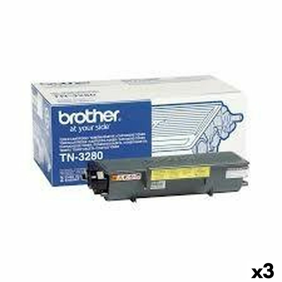 Tóner Brother Negro (3 Unidades)