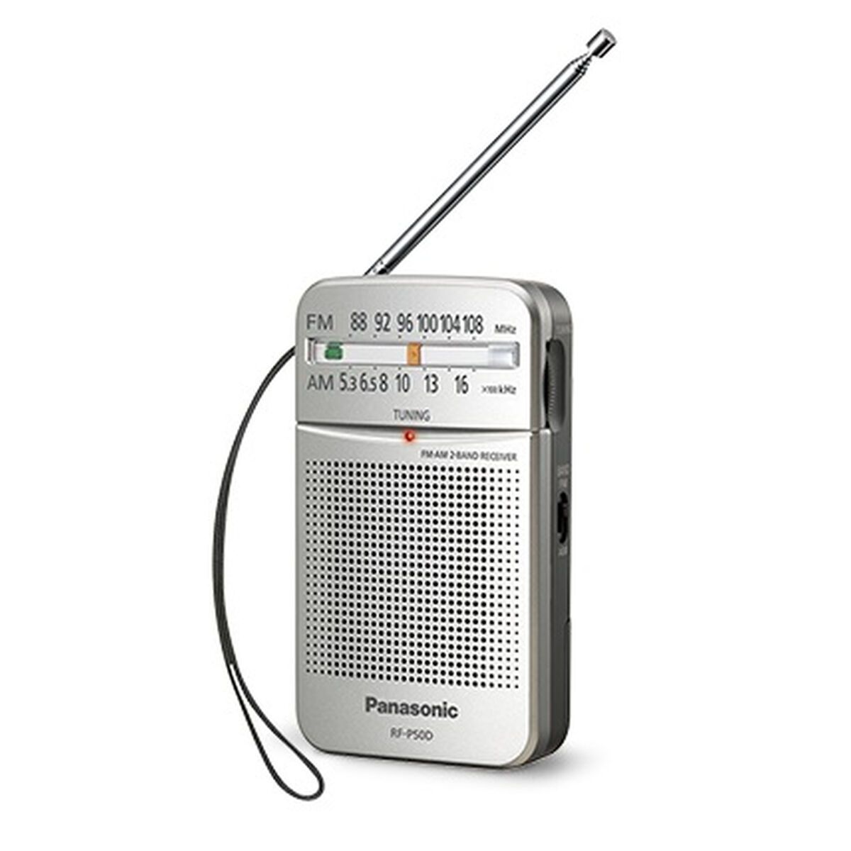 Radio Transistor Panasonic RF-P50DEG-S Rojo Plateado