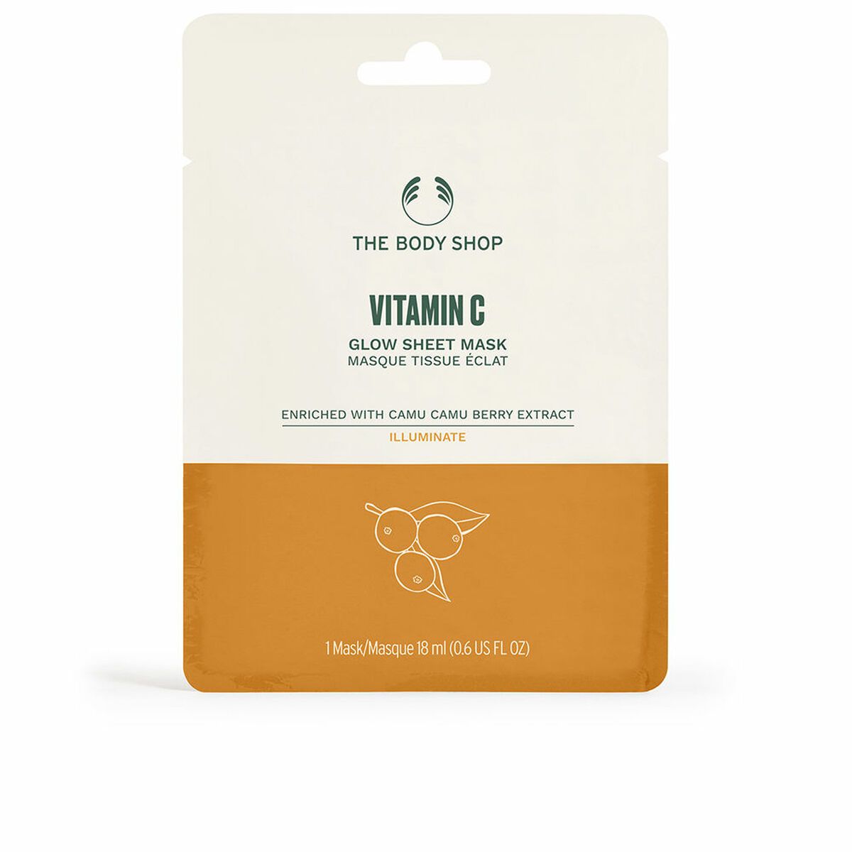 Mascarilla Facial Hidratante The Body Shop VITAMIN C 18 ml