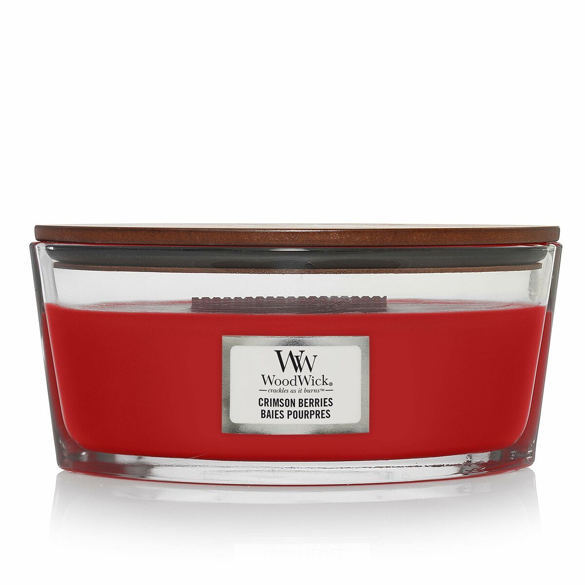 Vela Perfumada Woodwick Crimson Berries 453 g