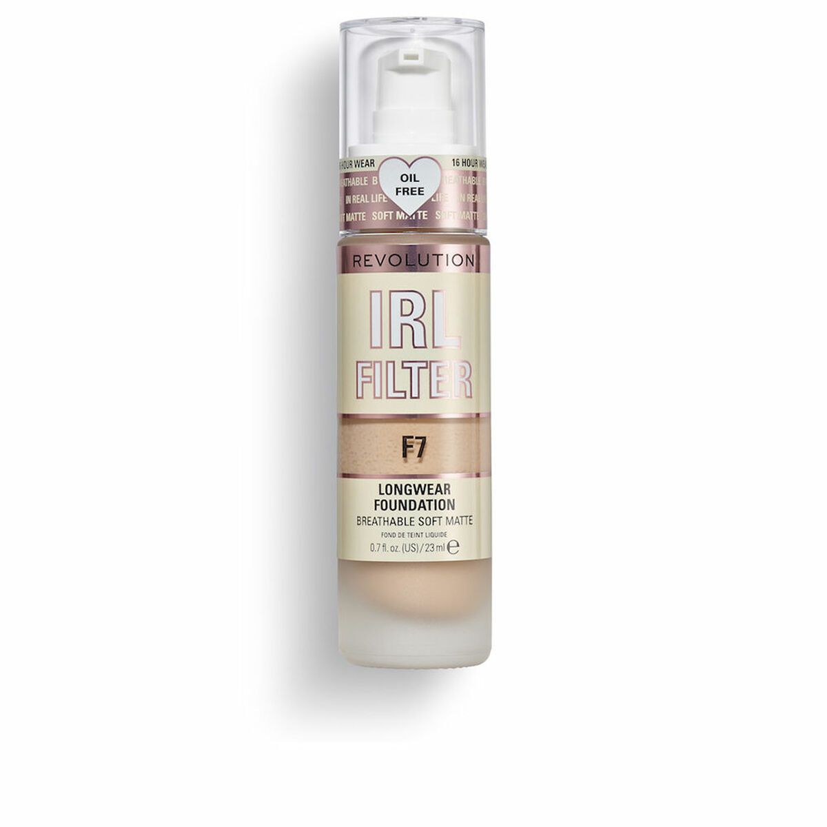 Base de Maquillaje Fluida Revolution Make Up Irl Filter F7 23 ml