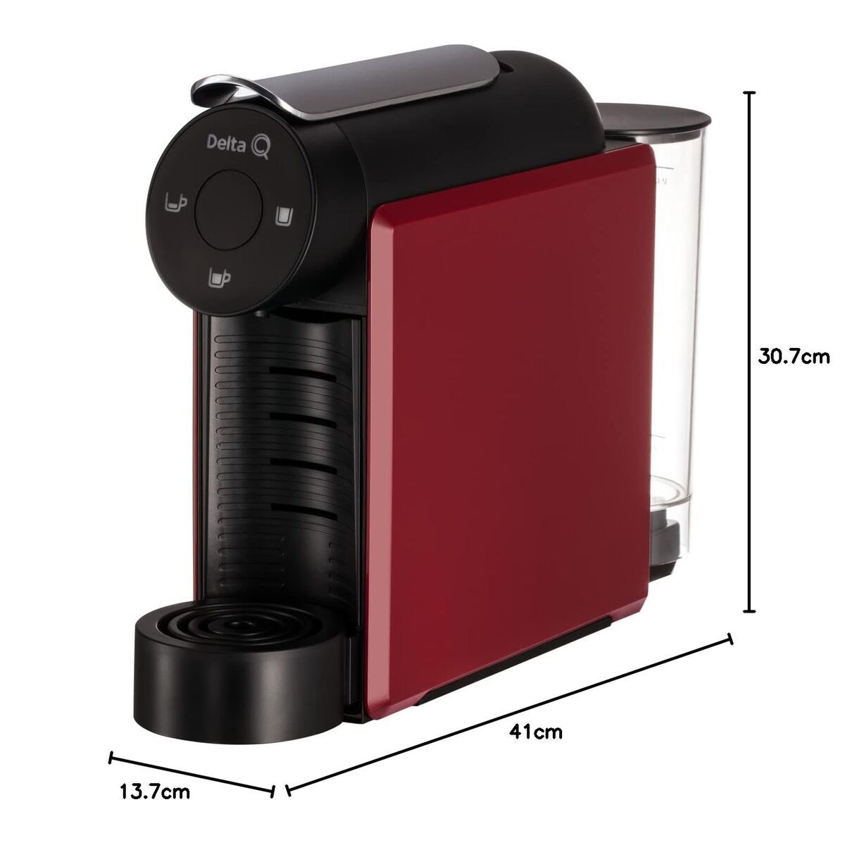 Cafetera de Cápsulas Delta Q Mini Qool Rojo