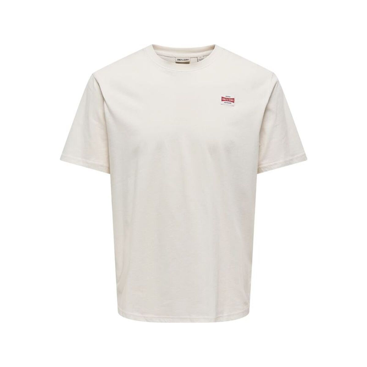Camiseta de Manga Corta Hombre Only & Sons Onsdawson Reg Blanco