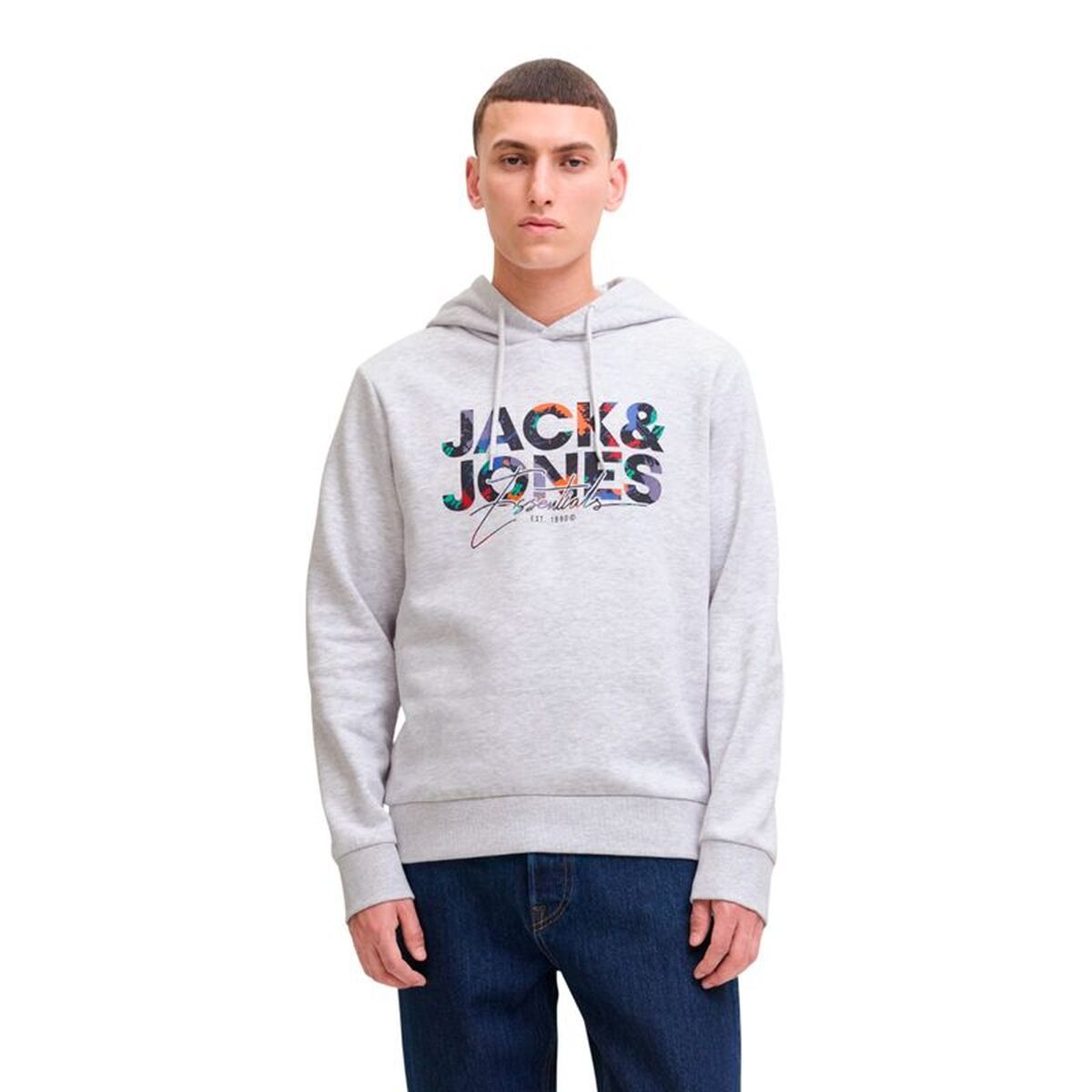 Sudadera con Capucha Hombre Jack & Jones Jjgeplas Sweat Hood Ln