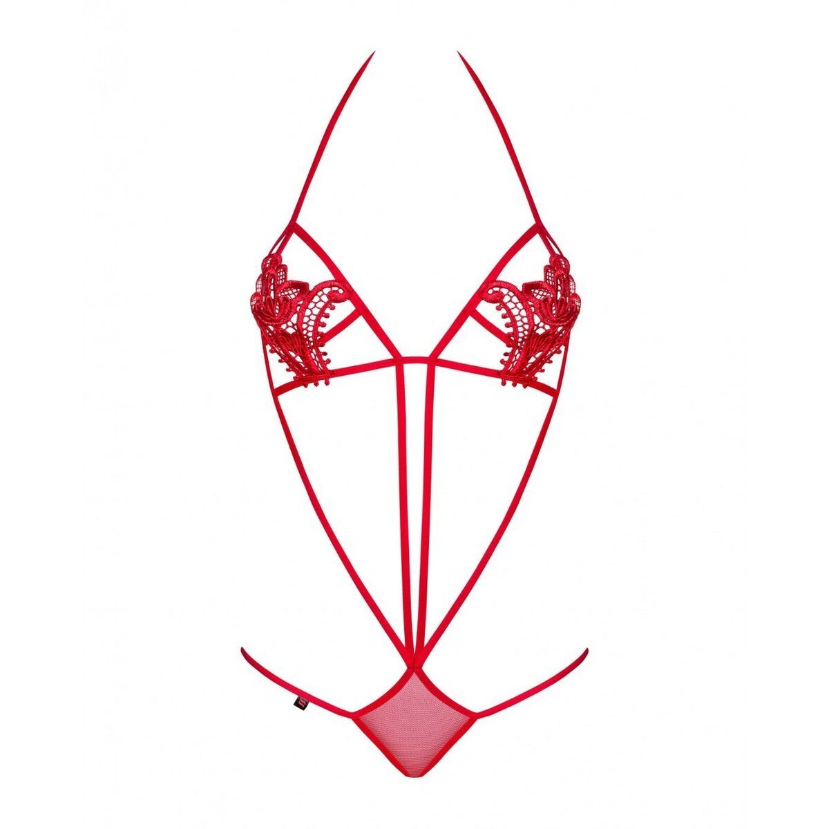 Conjunto de Lencería Obsessive OBS-8553565-OLD Azul Rojo S/M
