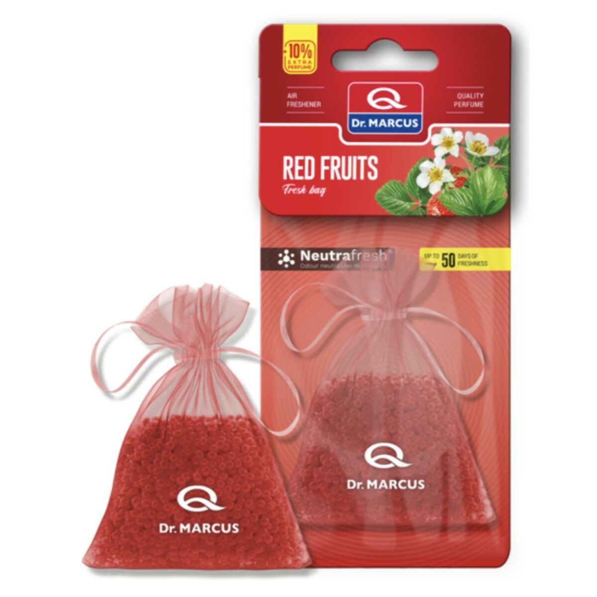 Ambientador para Coche Dr Marcus Fresh Bag Frutos rojos Fragancia Bolsita