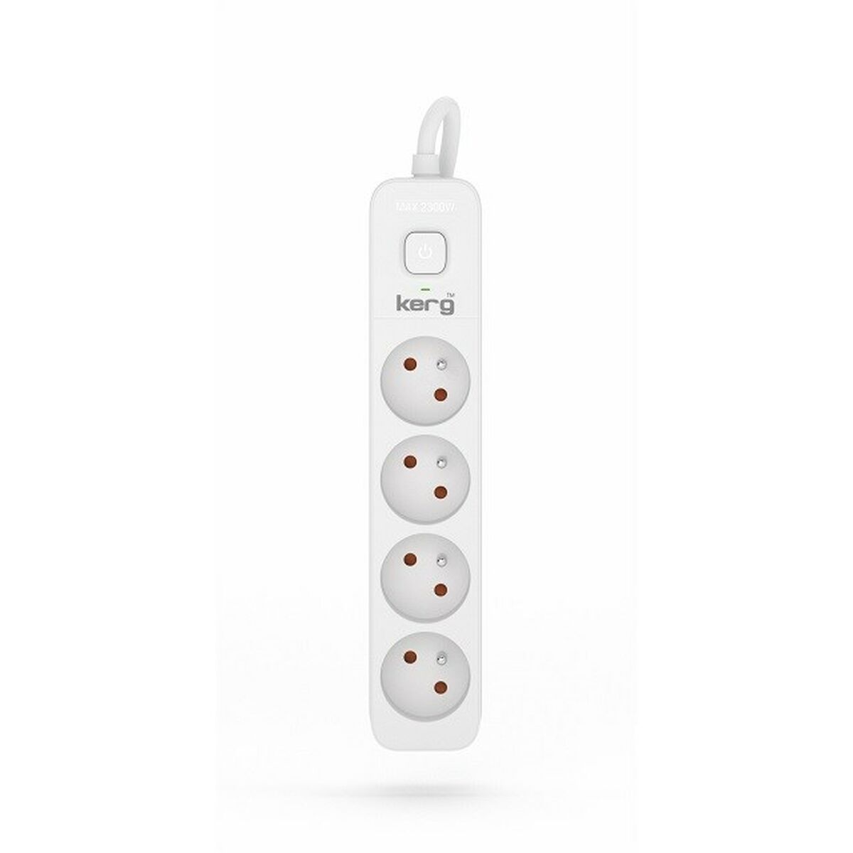 Regleta Enchufes 4 Tomas con interruptor Kerg M02391 (1,5 m)
