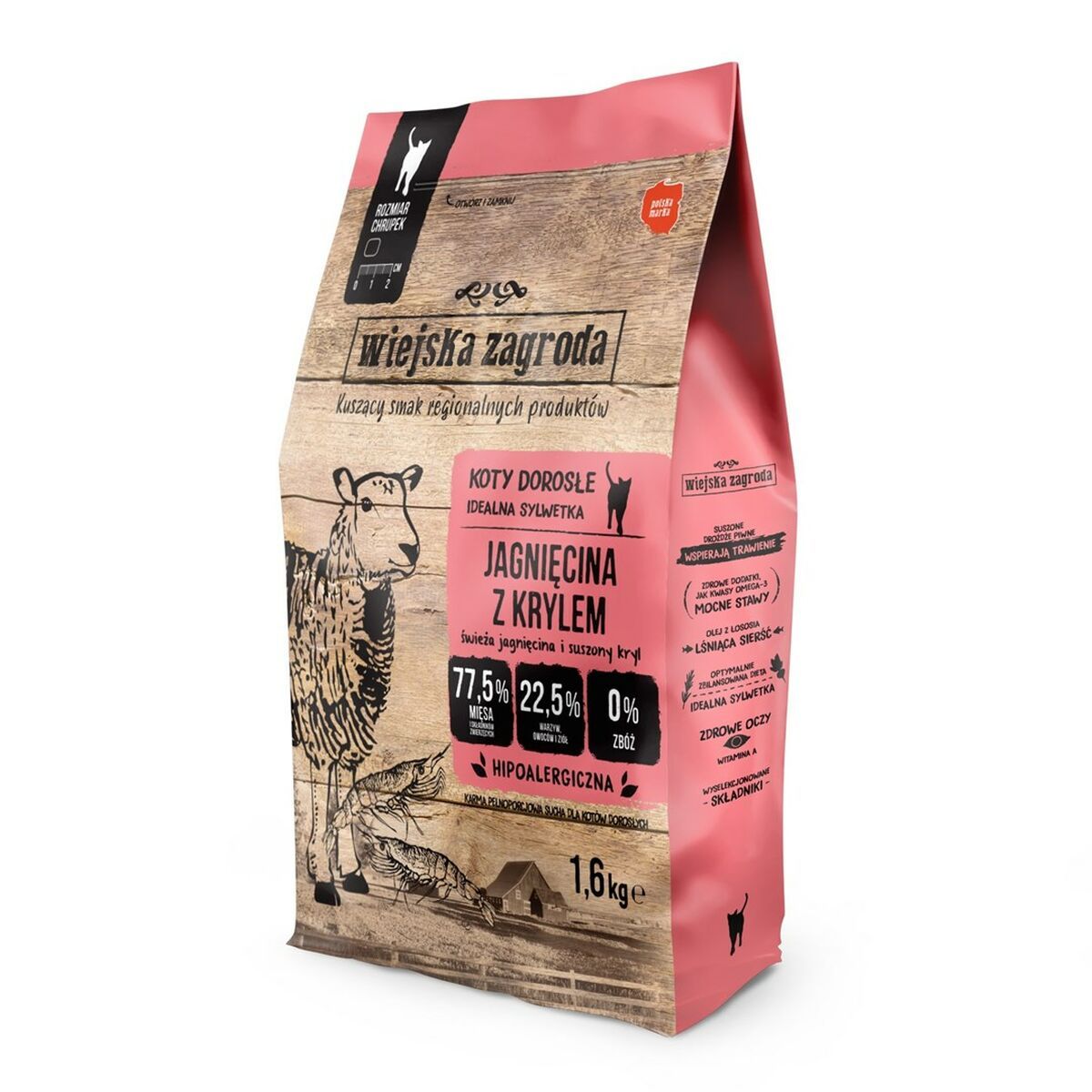 Pienso WIEJSKA ZAGRODA Lamb with krill Cordero 400 g