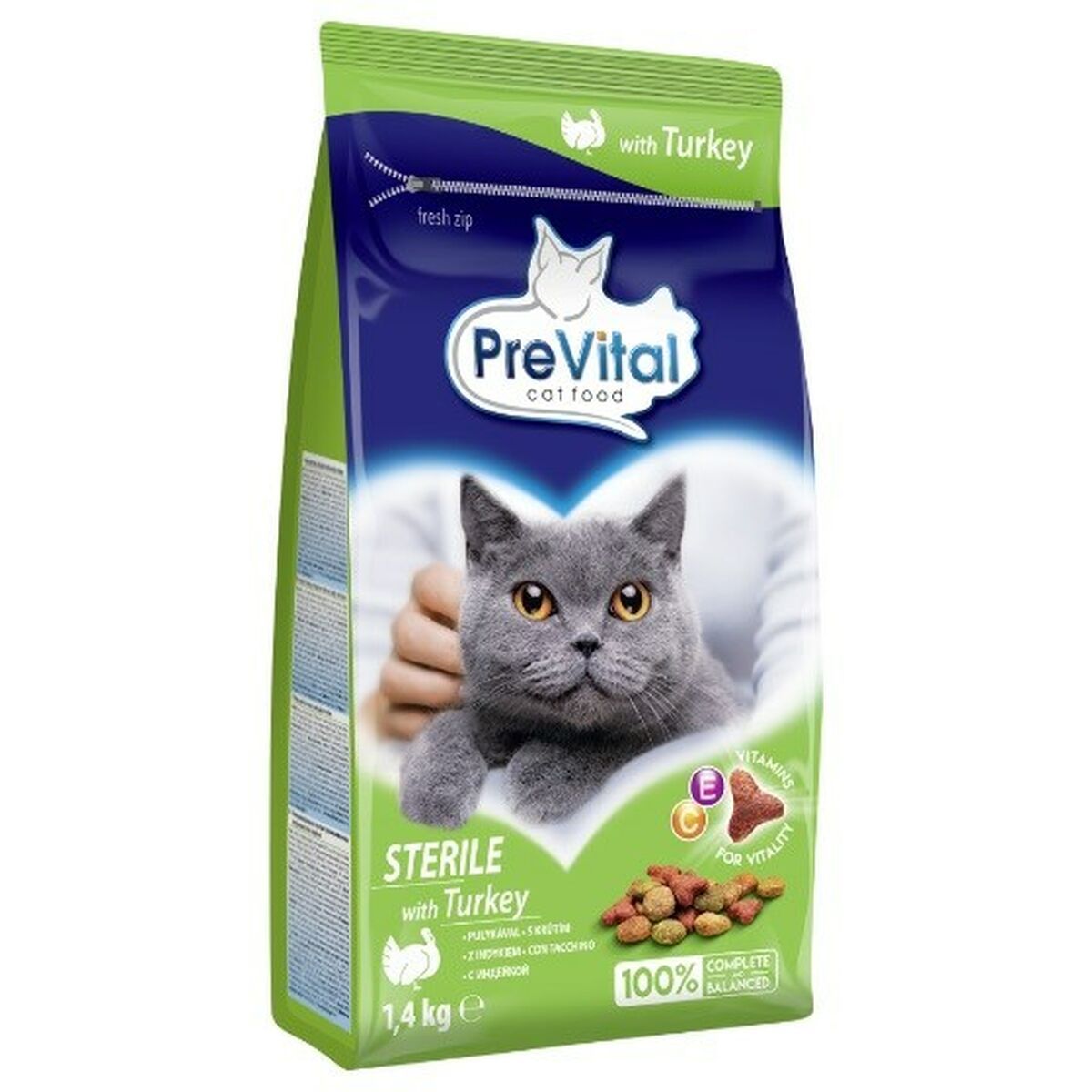 Pienso Prevital Pavo 1,4 Kg