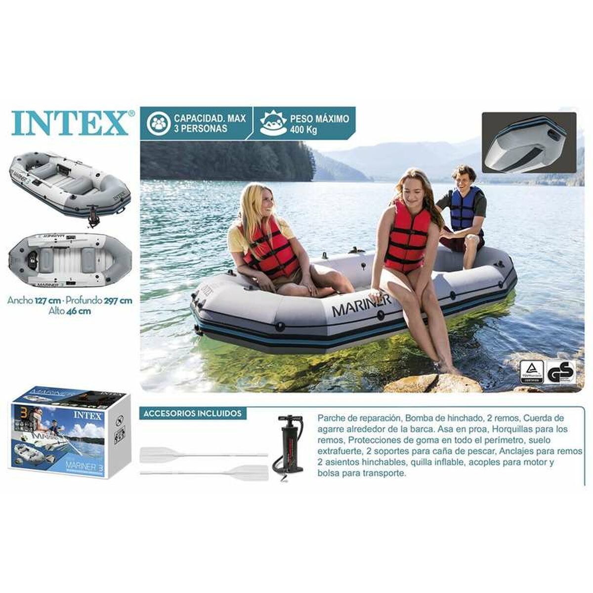 Barca Hinchable Intex