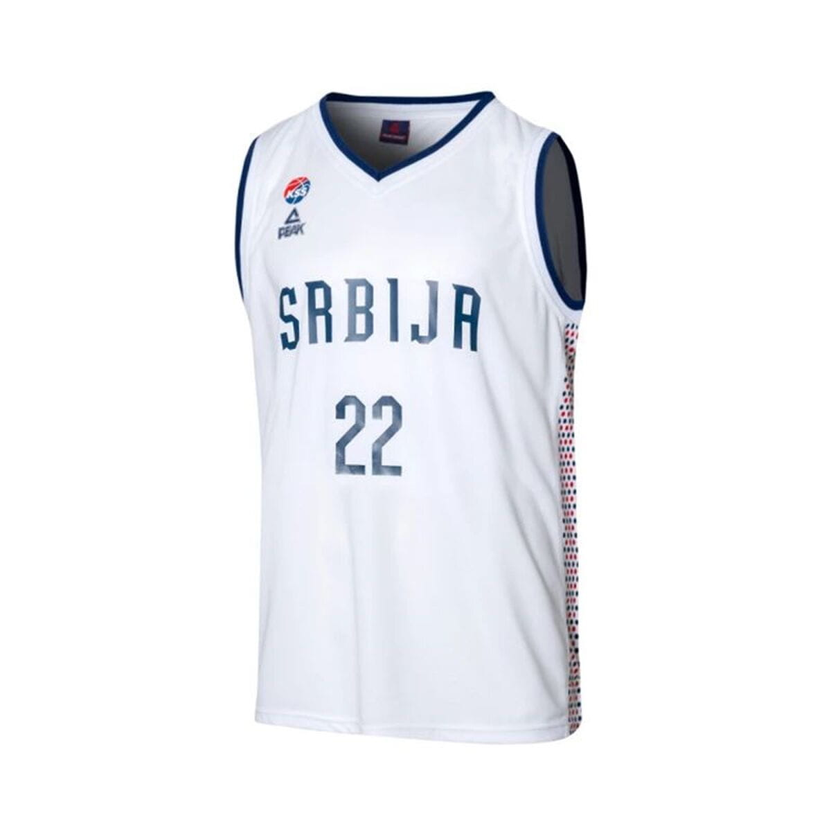 Camiseta de baloncesto Peak Srbija 22 Blanco