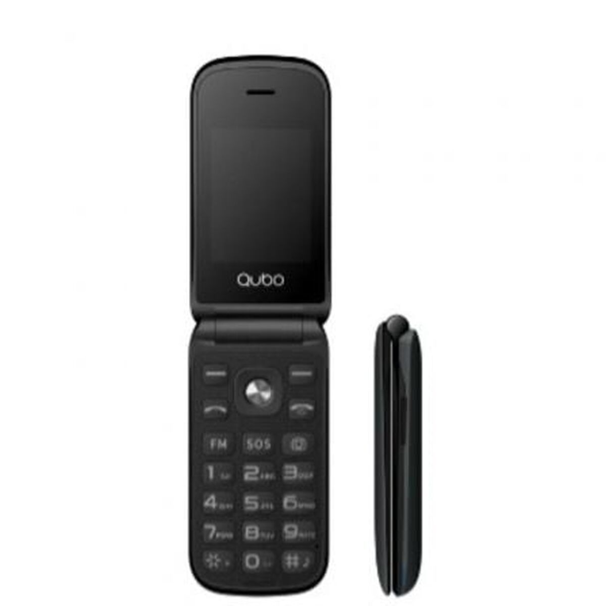 Teléfono Móvil para Mayores Qubo X-209 4G 2,4" 32 MB Negro
