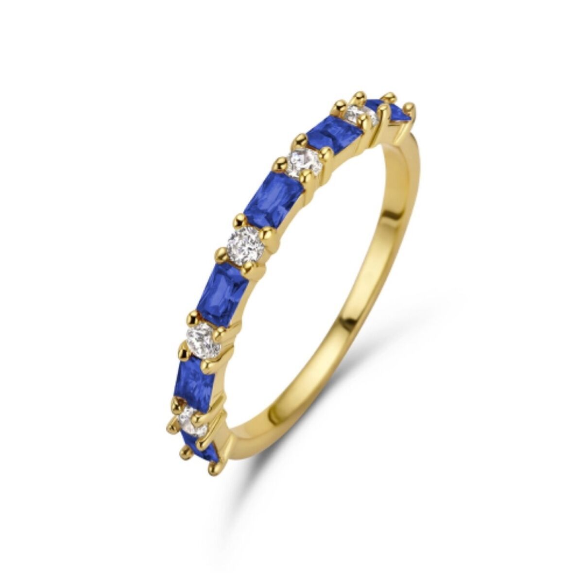 Anillo Mujer New Bling 9NB-0963-52 Azul Dorado 12
