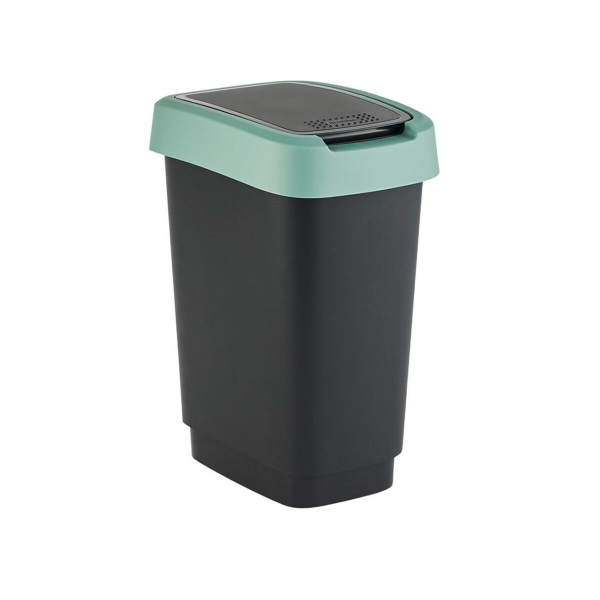Cubo de basura Rotho Twist Green Verde Plástico 10 L