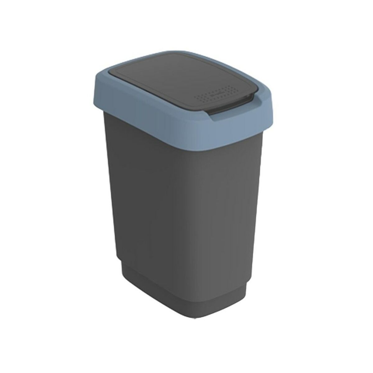 Cubo de basura Rotho Twist Blue Azul Plástico 50 L