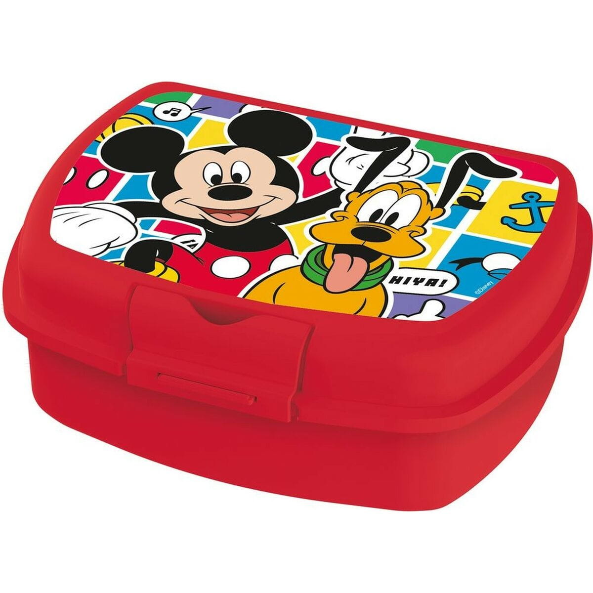 Fiambrera para Sandwich Mickey Mouse CZ11370 Rojo Plástico