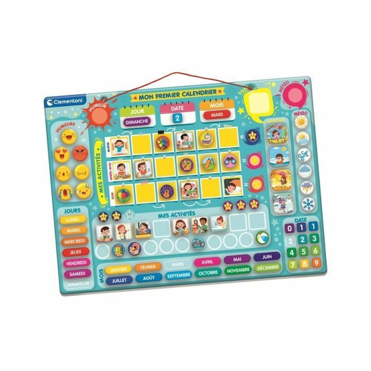Calendario Clementoni Magnético 70 piezas