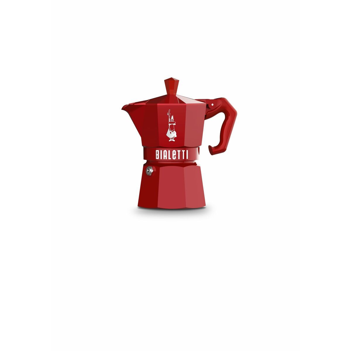 Cafetera Italiana Bialetti MOKA EXCLUSIVE Rojo Aluminio 3 Tazas